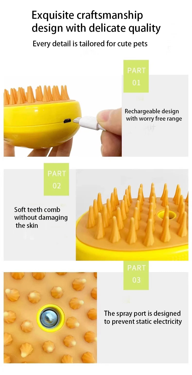 Pet Spray & Massage Comb